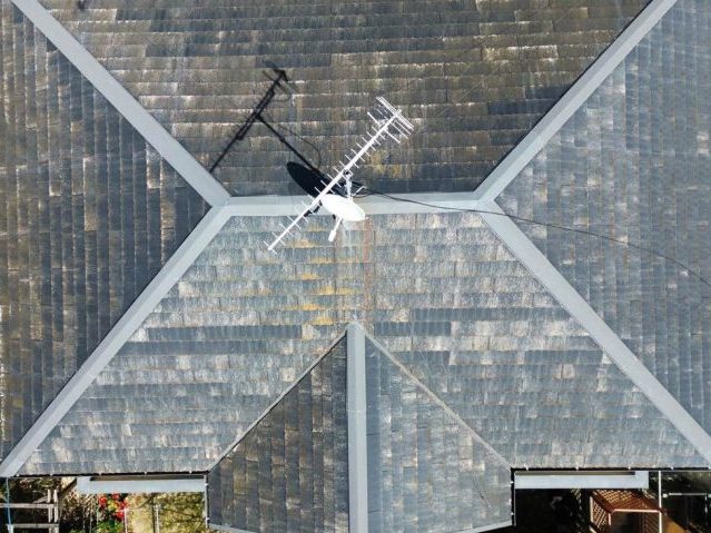 小郡市の色褪せたカラーベスト