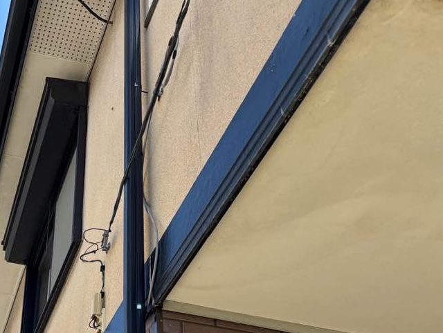 小郡市の外壁幕板の劣化