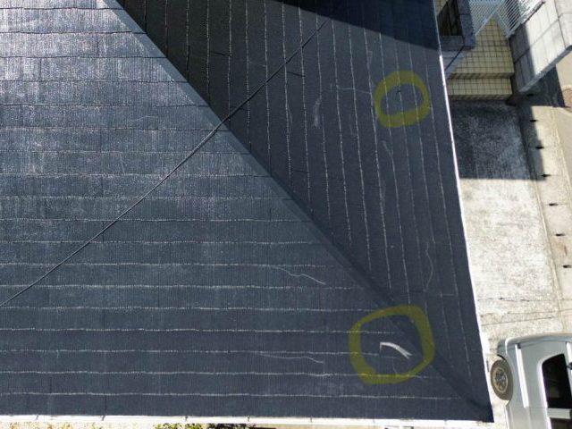 福岡市東区の不具合が見つかった屋根