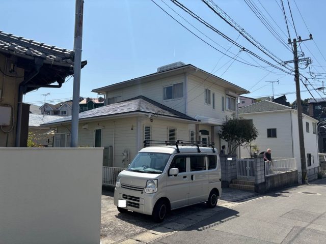 福岡市東区の塗装したのに屋根トラブルが起こった戸建て