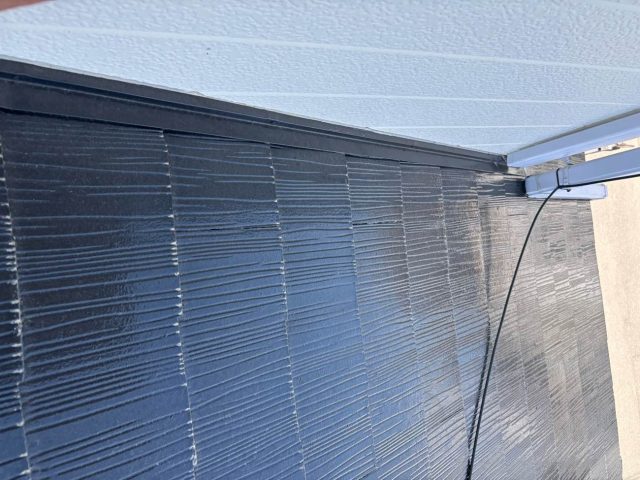 福岡市早良区でカバー工法で下屋を清掃