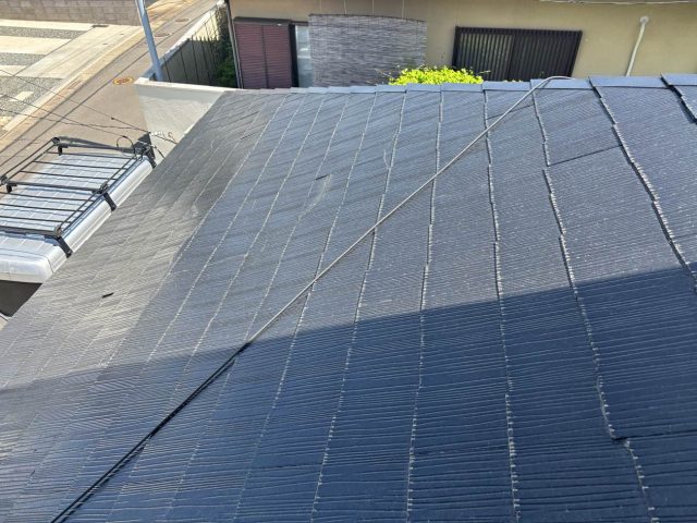 福岡市早良区の縁切り不足のスレート屋根