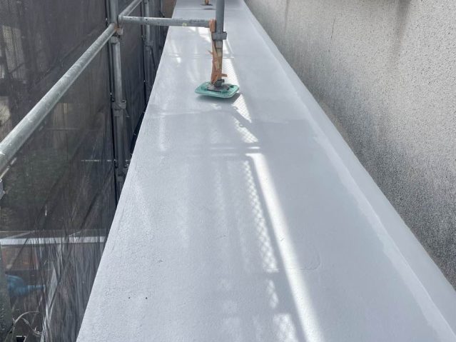 筑紫野市のウレタン防水上塗り