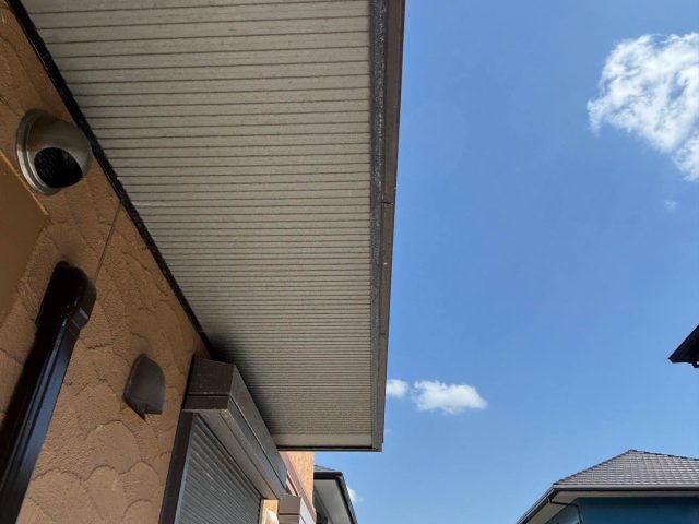 新宮町で調査した軒天