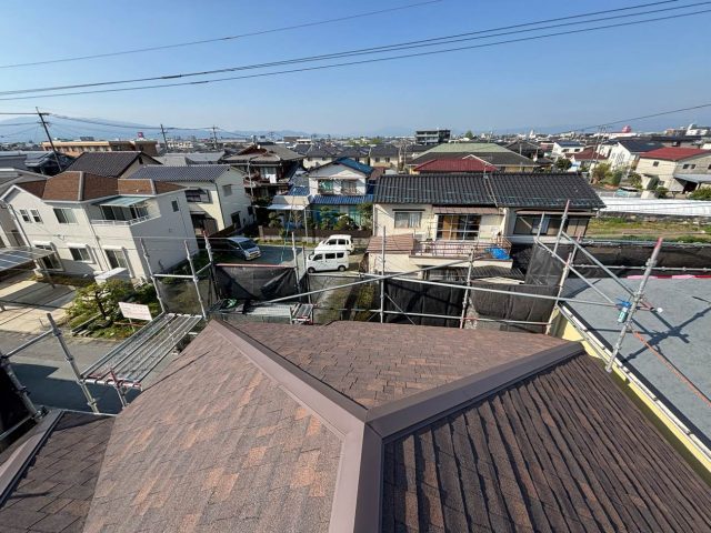 福岡市博多区で屋根カバー工事完了