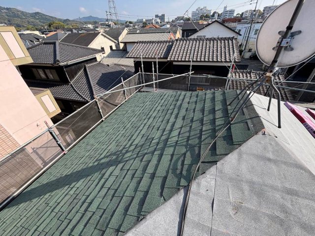 福岡市博多区のオークリッジスーパーを使ったカバー工法