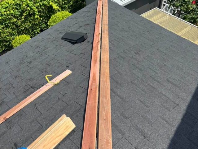 福岡市東区のカバー工事で設置したオークリッジスーパー