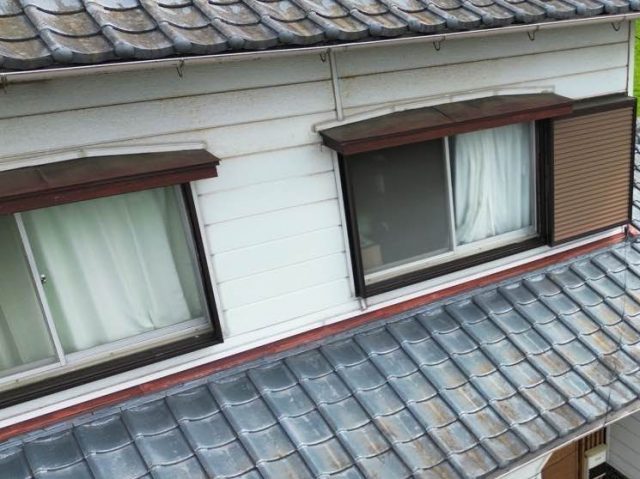 宇美町の現地調査で見つかった外壁の劣化