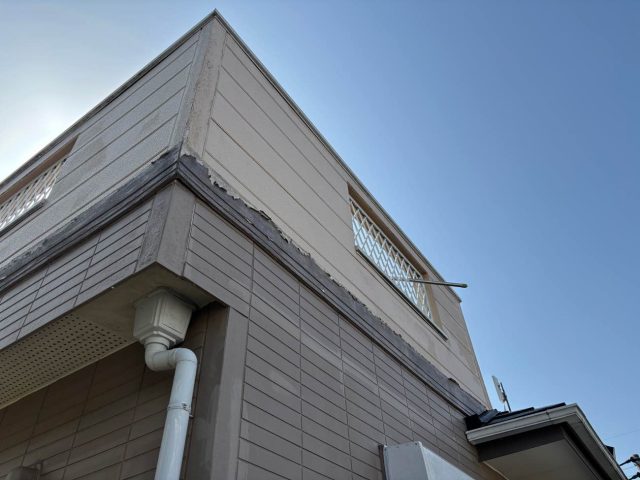 新宮町の外壁の剥がれ