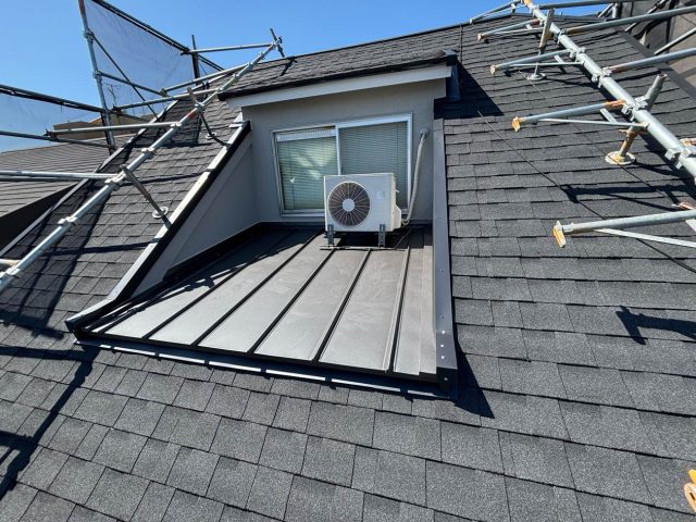 福岡市博多区のスーパーガルテクトによるカバー工事完了