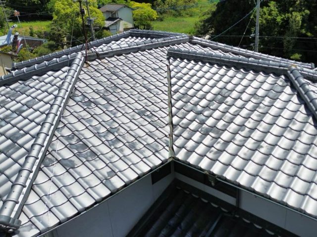 筑紫野市の劣化した瓦屋根