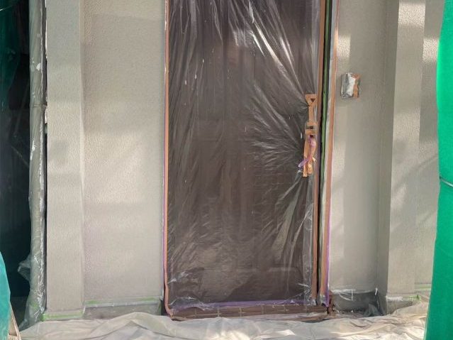 福岡市博多区の外壁塗装中