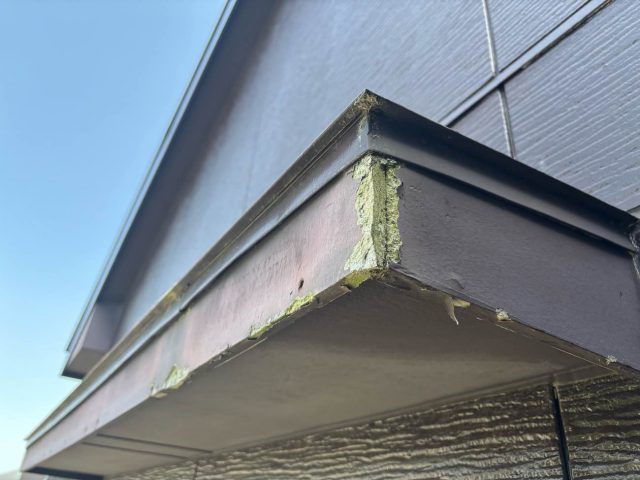 福岡市南区の庇の劣化