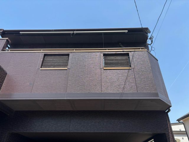 福岡市南区の防水工事を実施するベランダ