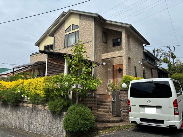 早良区の屋根と外壁の調査を実施した戸建て