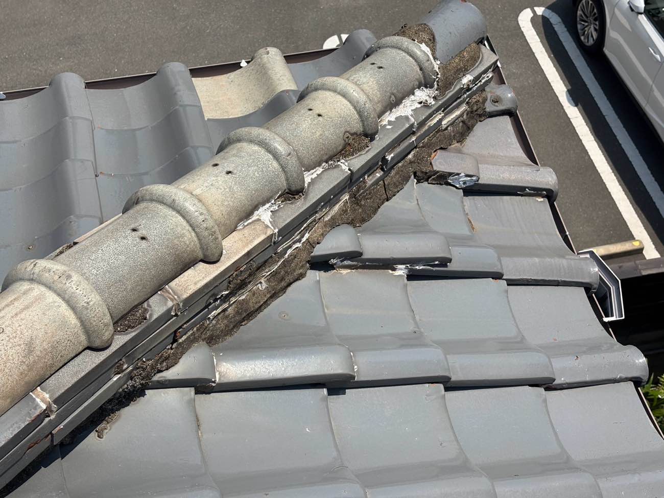 糸島市の雨漏り調査、雨漏り箇所