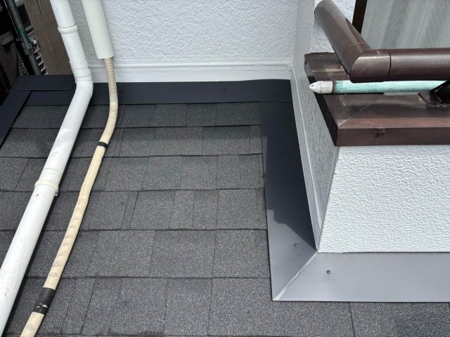 東区の壁際板金施工