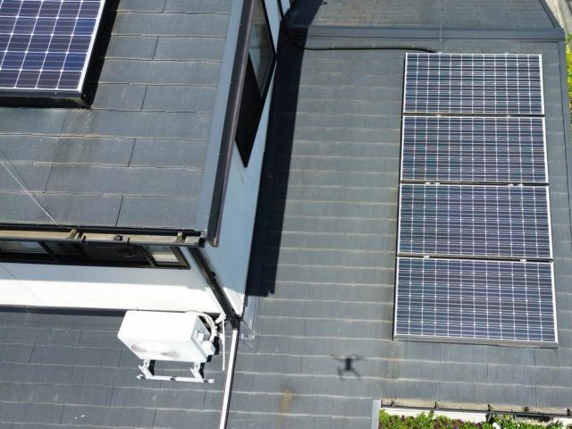 宇美町のスレート屋根の傷み