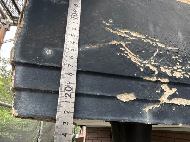 小郡市での幕板工事に伴う計測