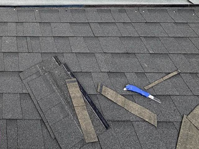 宇美町のカバー工事で施工中のオークリッジスーパー