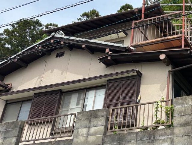 宗像市のベランダ屋根調査を実施した戸建て