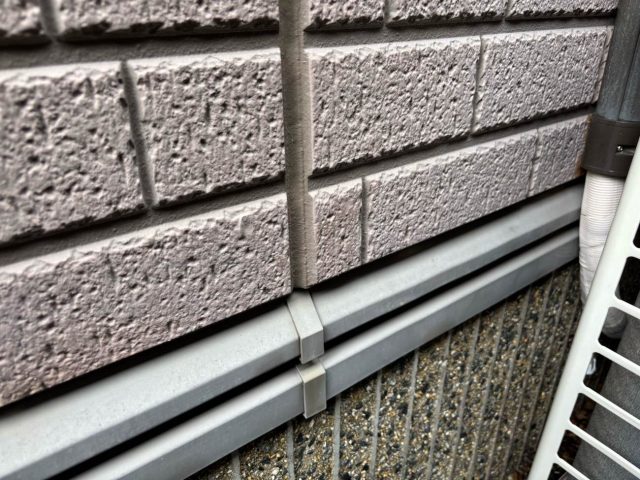 志免町で調査した基礎と水切り部分