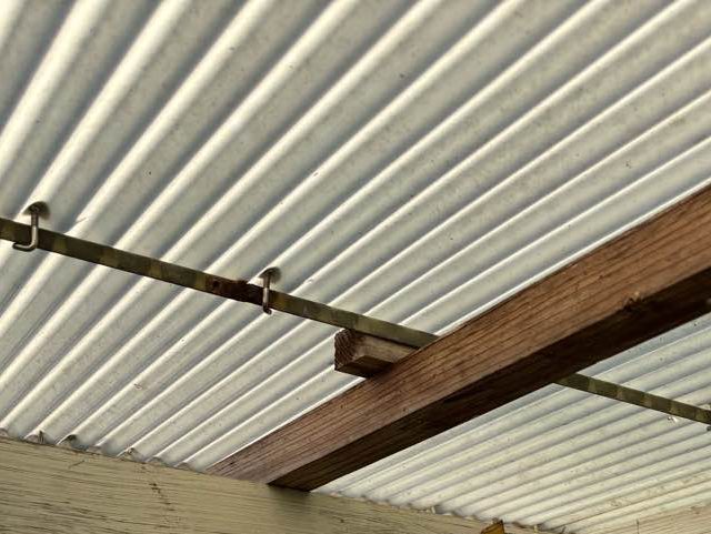 宗像市の波板の経年劣化