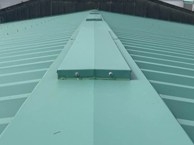 大牟田市の換気棟の工事完了