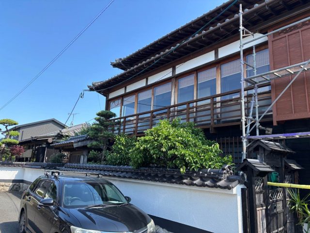 須恵町で屋根補修を実施した住宅