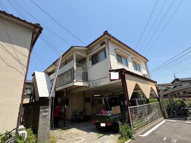 福岡市南区の雨漏りしたアパート
