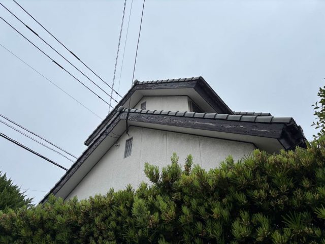 福岡市東区で判明した破風板の劣化