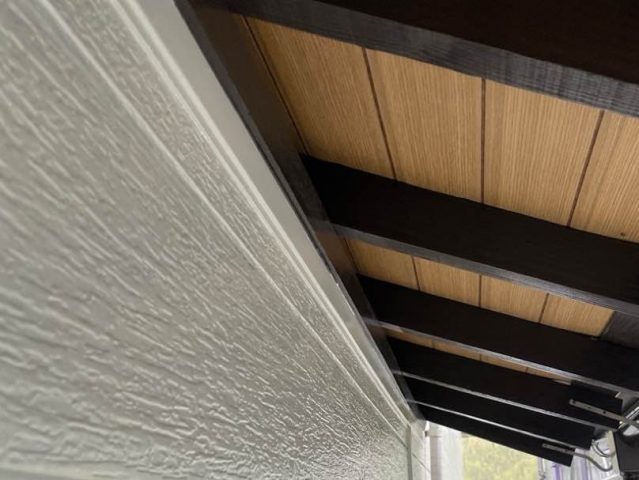 宇美町の外壁・垂木の塗装完了