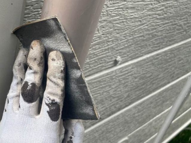 宇美町にて樋のケレン