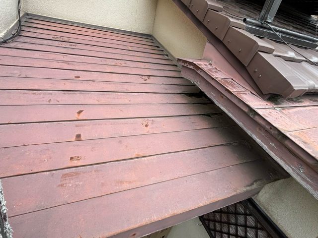 福岡市南区の老朽化した玄関庇