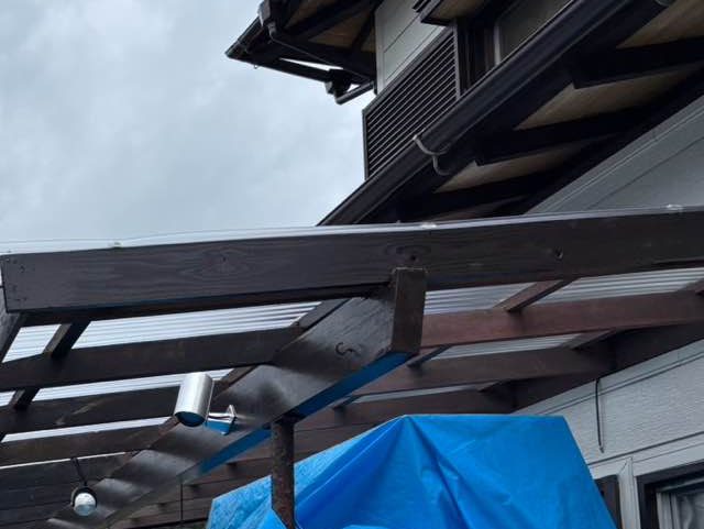 宇美町の樹脂波板の新設