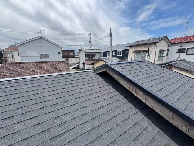 福岡市西区で屋根の葺き替えが完了