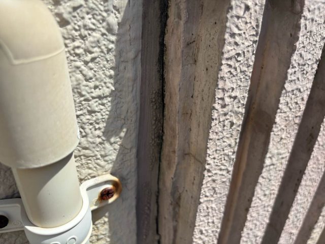 福岡市南区のALC外壁のひび割れ