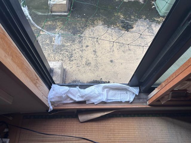 福岡市南区のクリニックでの雨漏り状況