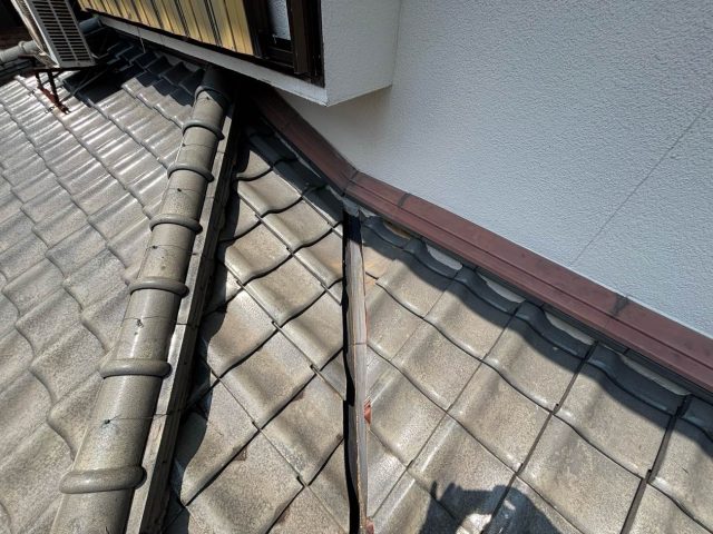 福岡市城南区で谷板金交換完了