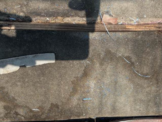 福岡市城南区の防水紙の傷み