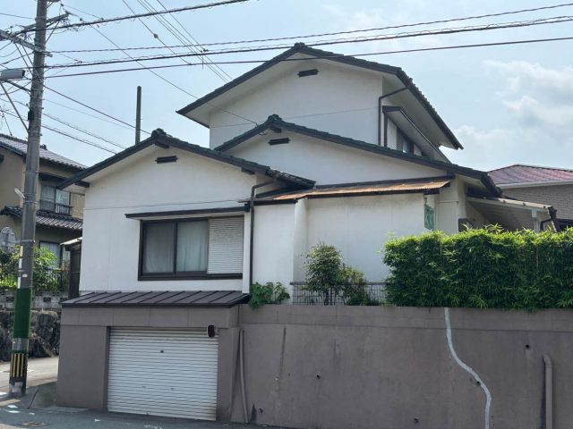 福岡市東区の雨漏り調査を実施した戸建て