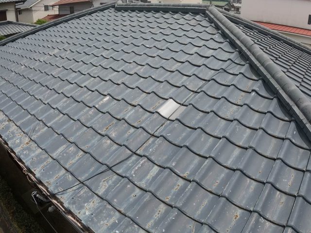 福岡市西区｜戸建て雨漏り調査で判明！瓦のズレと防水シート劣化が原因か