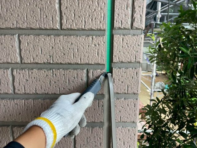 志免町でコーキングの打ち替え