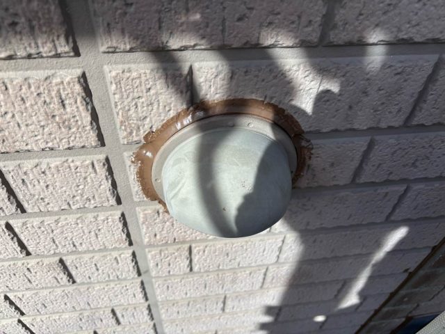 志免町の塗装に伴う下地調整