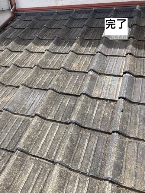 葺き直し工事完了