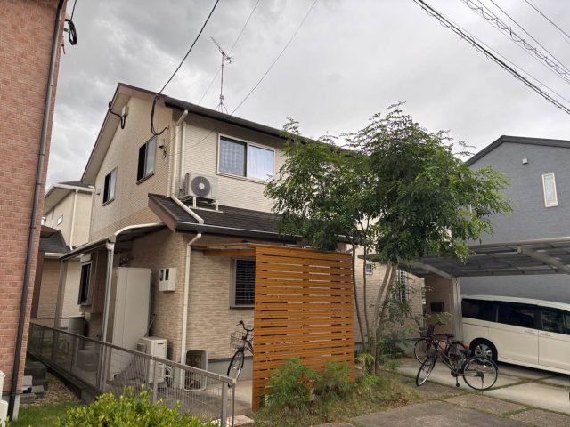 福岡市早良区の戸建てで強風被害｜屋根スレートの落下と破損状況を調査で確認