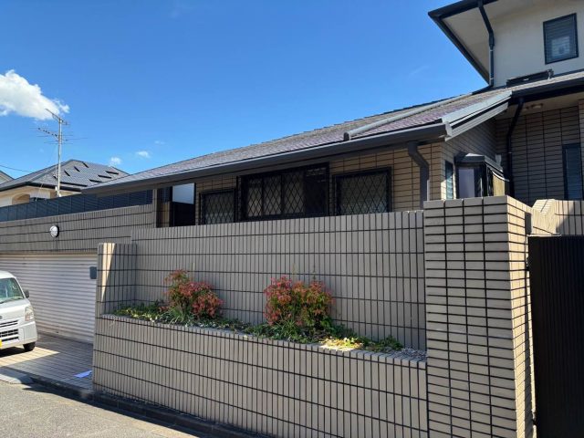 大野城市で葺き替え工事を実施した戸建て
