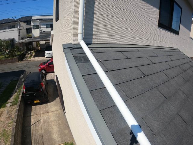 福岡市西区で調査したスレート屋根