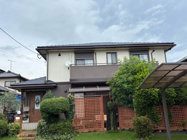 志免町でカバー工事を実施した住宅