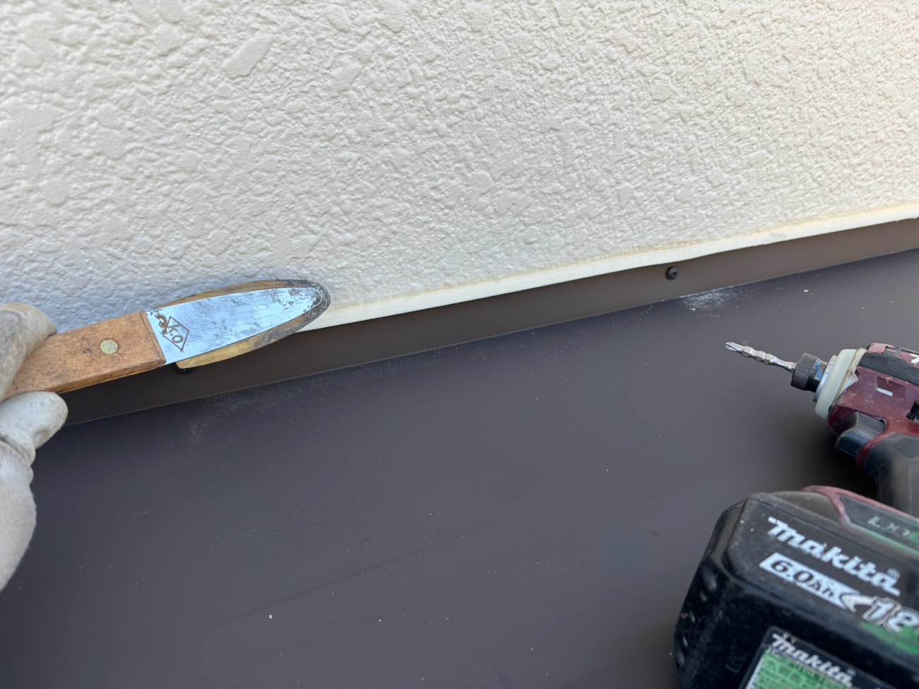 板金の取り付け